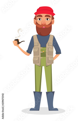 Fisher cartoon character