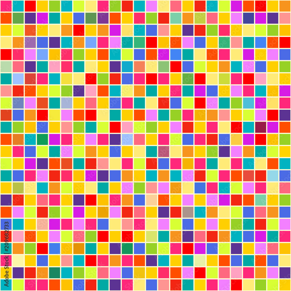 Colored Checkered Design