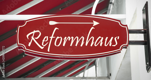 Schild 312 - Reformhaus