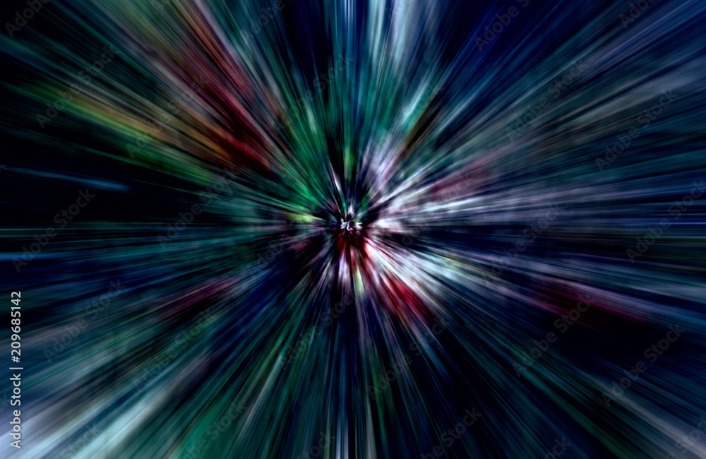 Acceleration speed motion, Light and stripes moving fast over dark background Acceleration speed motion, Light and stripes moving fast over dark background