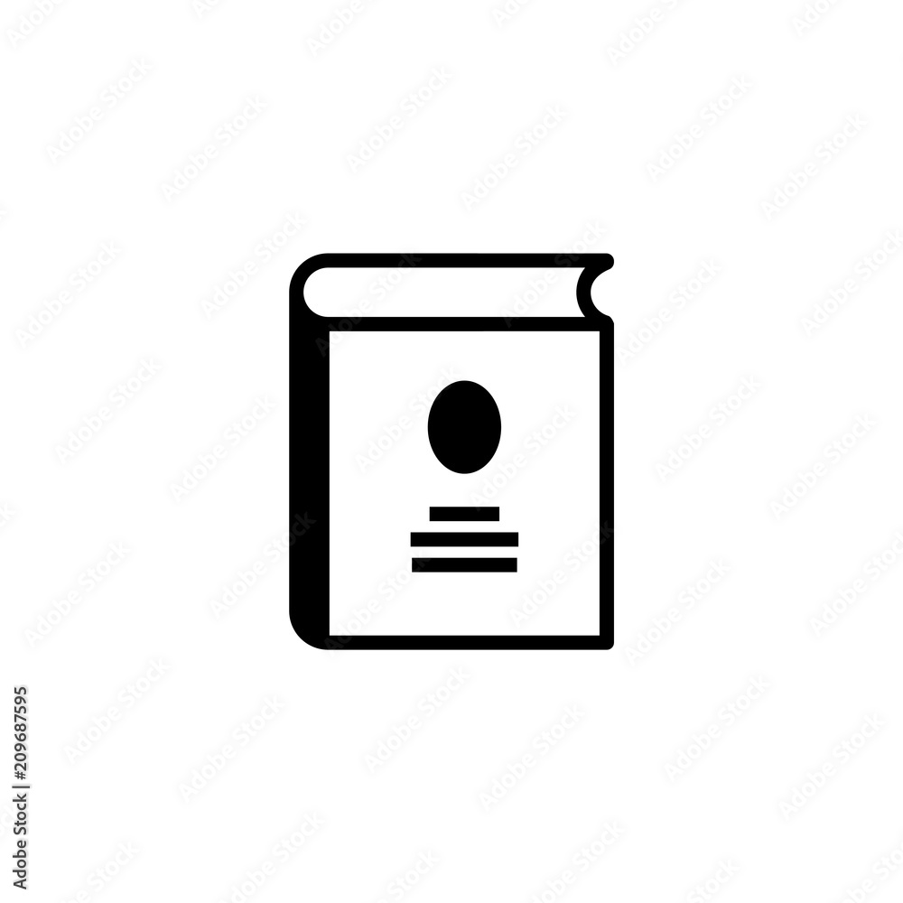 Photo Album. Flat Vector Icon illustration. Simple black symbol on white background. Photo Album sign design template for web and mobile UI element Photo Album. Flat Vector Icon illustration. Simple black symbol on white background. Photo Album sign design template for web and mobile UI element