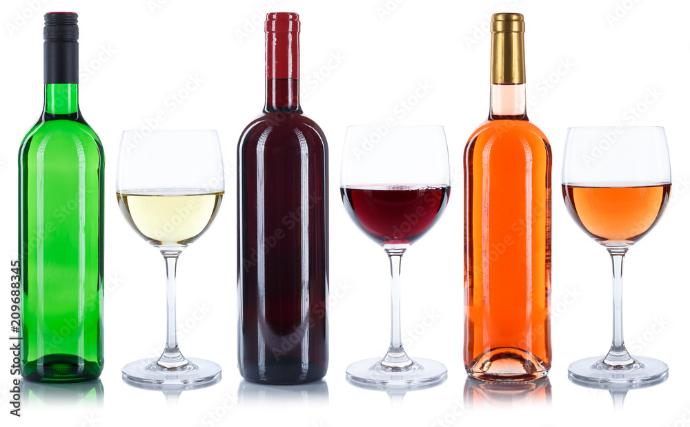 Wein Flaschen Weinflaschen Weingläser Gläser Weine Rotwein Rose Weißwein Alkohol freigestellt Freisteller Wein Flaschen Weinflaschen Weingläser Gläser Weine Rotwein Rose Weißwein Alkohol freigestellt Freisteller