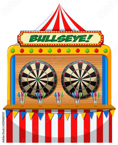 A Fun Fair Game Booth