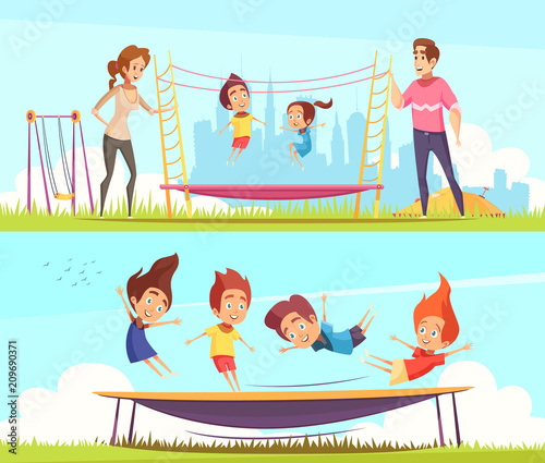 Family Attractions Banners Collection