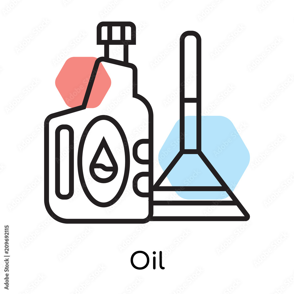 Oil icon vector sign and symbol isolated on white background, Oil logo concept, outline symbol, linear sign Oil icon vector sign and symbol isolated on white background, Oil logo concept, outline symbol, linear sign