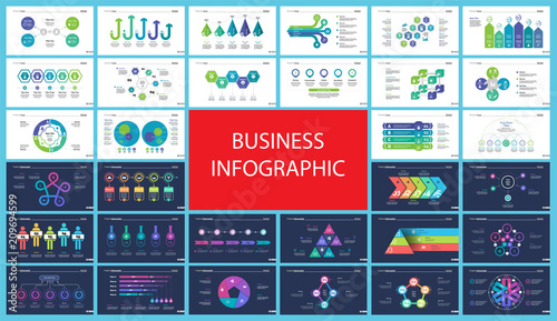Creative business infographic design for project management concept. Can be used for business project, annual report, web design. Option chart, process chart, timeline, flowchart