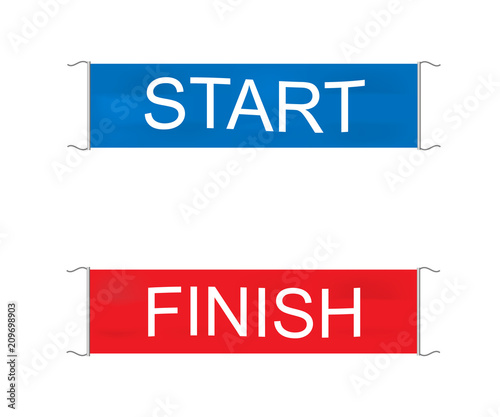 Start and finish line