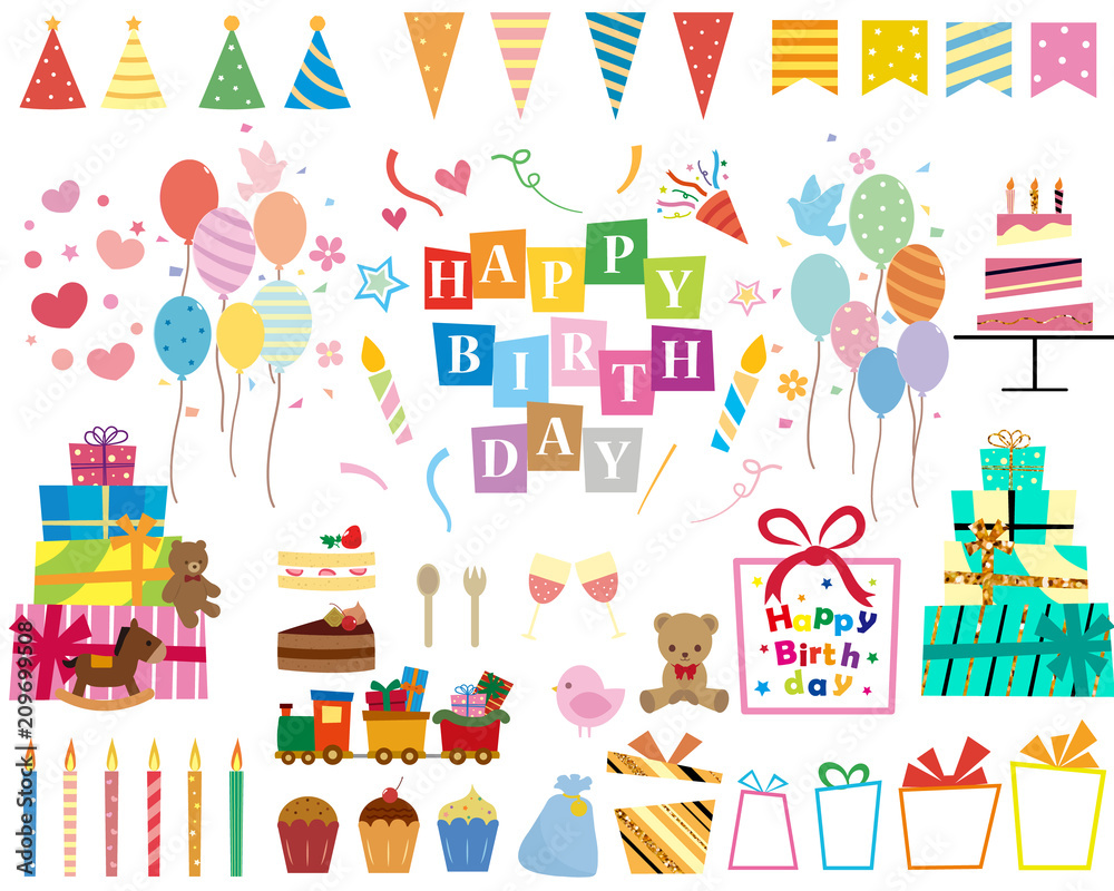 誕生日 イラスト素材数 誕生日 イラスト素材数