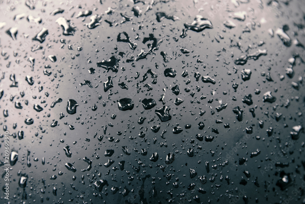 Abstract Water drop rain on black texture and background Abstract Water drop rain on black texture and background