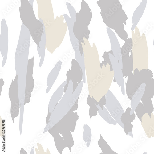 Military camouflage texture with trees  branches  grass and watercolor stains