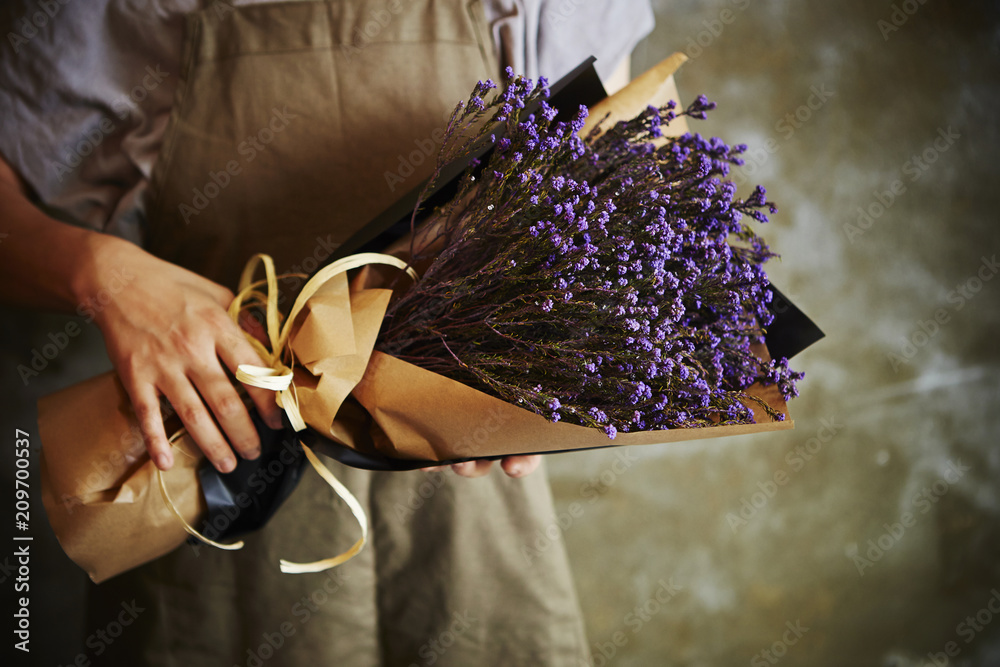Obraz premium Lavender flower bouquet 