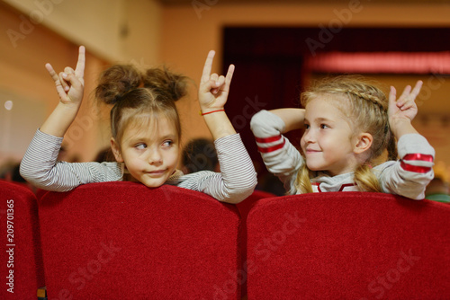 children in cinema
