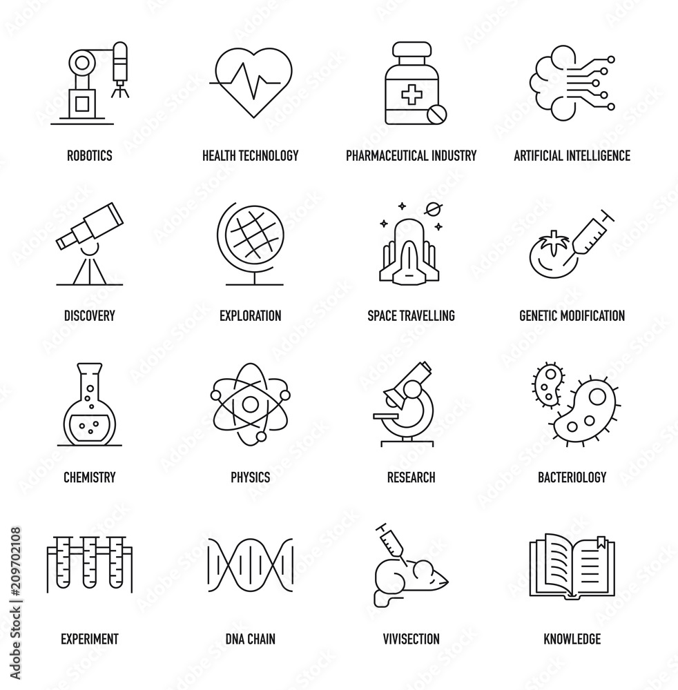 Science Icon Set Science Icon Set
