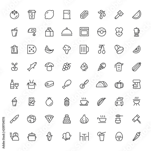 Food And Drink Icon Set