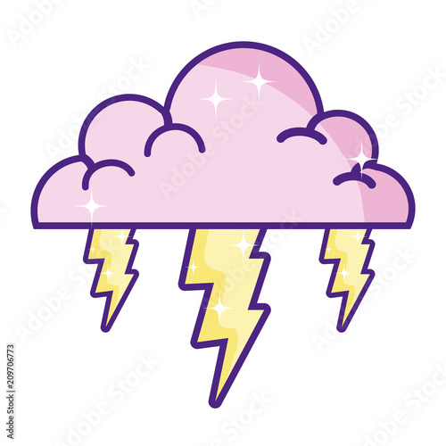 cloud with thunders electic storm weather