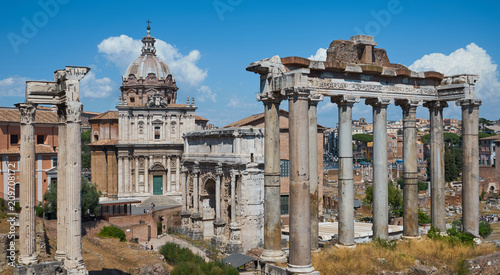 Tela Columns of ancient Rome.