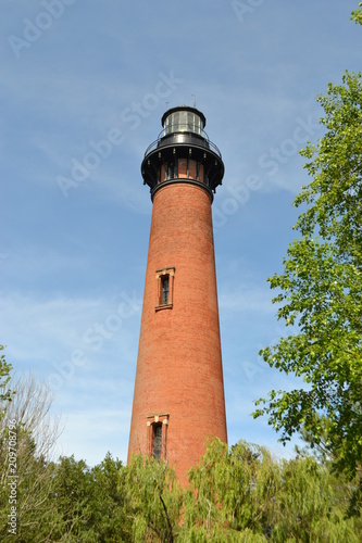Currituck light house in the Outer Banks of North Carolina