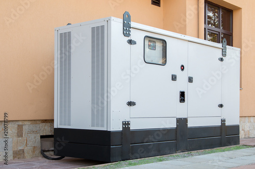 Generator for emergency electric power.