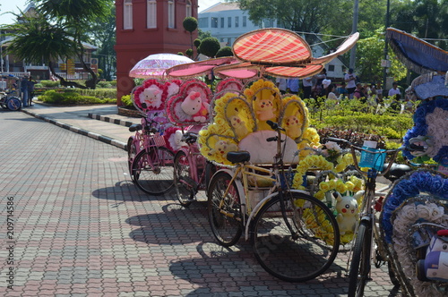 Bicycle at the Stadthuys is a historical structure situated in the heart of Malacca City. 