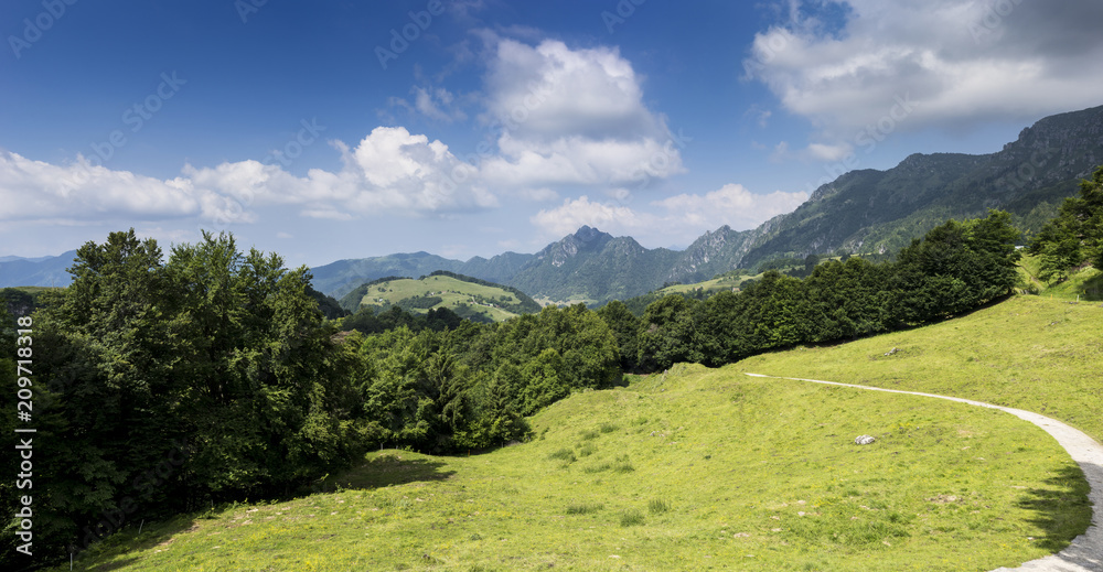 Panoramic view of italian Alps Panoramic view of italian Alps