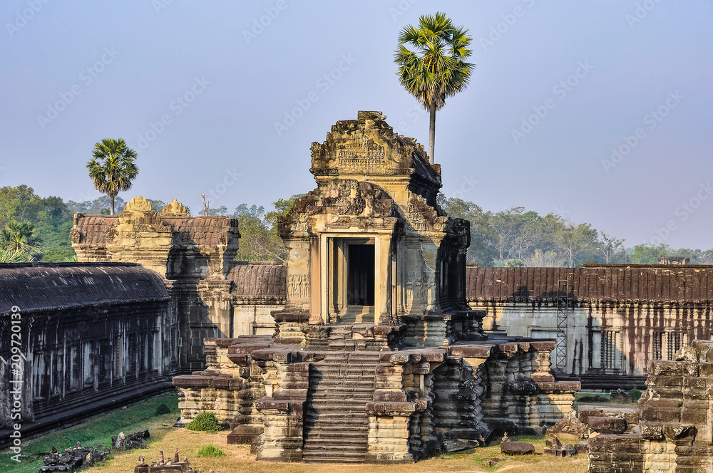 The main temple in Angkor Wat, Cambodia