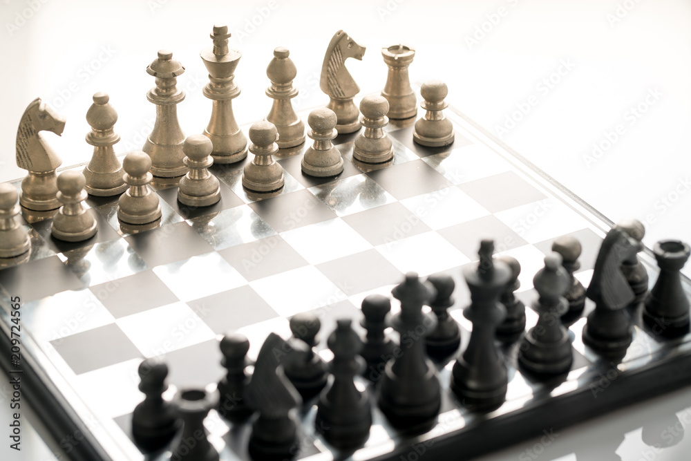Chess business concept, leader teamwork & success Chess business concept, leader teamwork & success