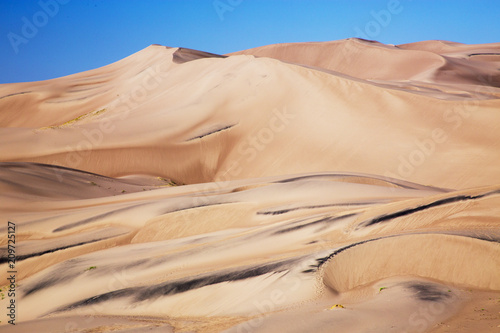 Black Sand Ridges at the Great Sand Dunes National Park and Preserve, Colorado
