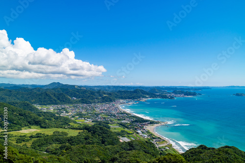 Obraz na płótnie 千葉 鋸山 夏の風景