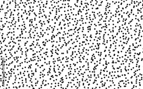 Black stars on white background. Simple background. Geometric pattern. Vector illustration