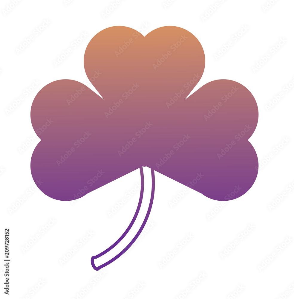 clover icon over white background, vector illustration clover icon over white background, vector illustration
