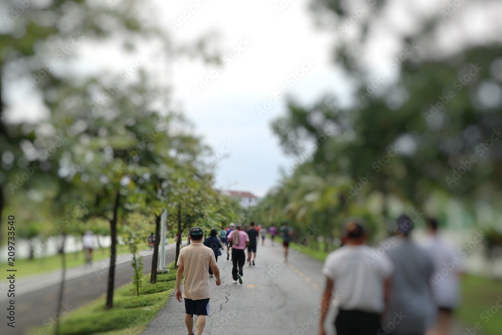 Jogging in the park Jogging in the park