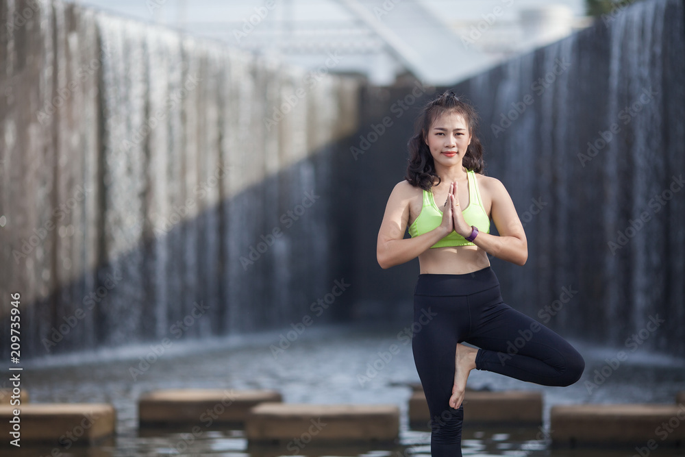 Meditation yoga lifestyle woman, relax vital. Healthy good concept Meditation yoga lifestyle woman, relax vital. Healthy good concept