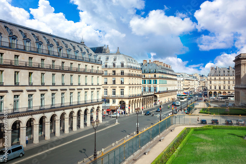 Fototapeta Naklejka Na Ścianę i Meble -  Rue de Rivoli, Paris, France