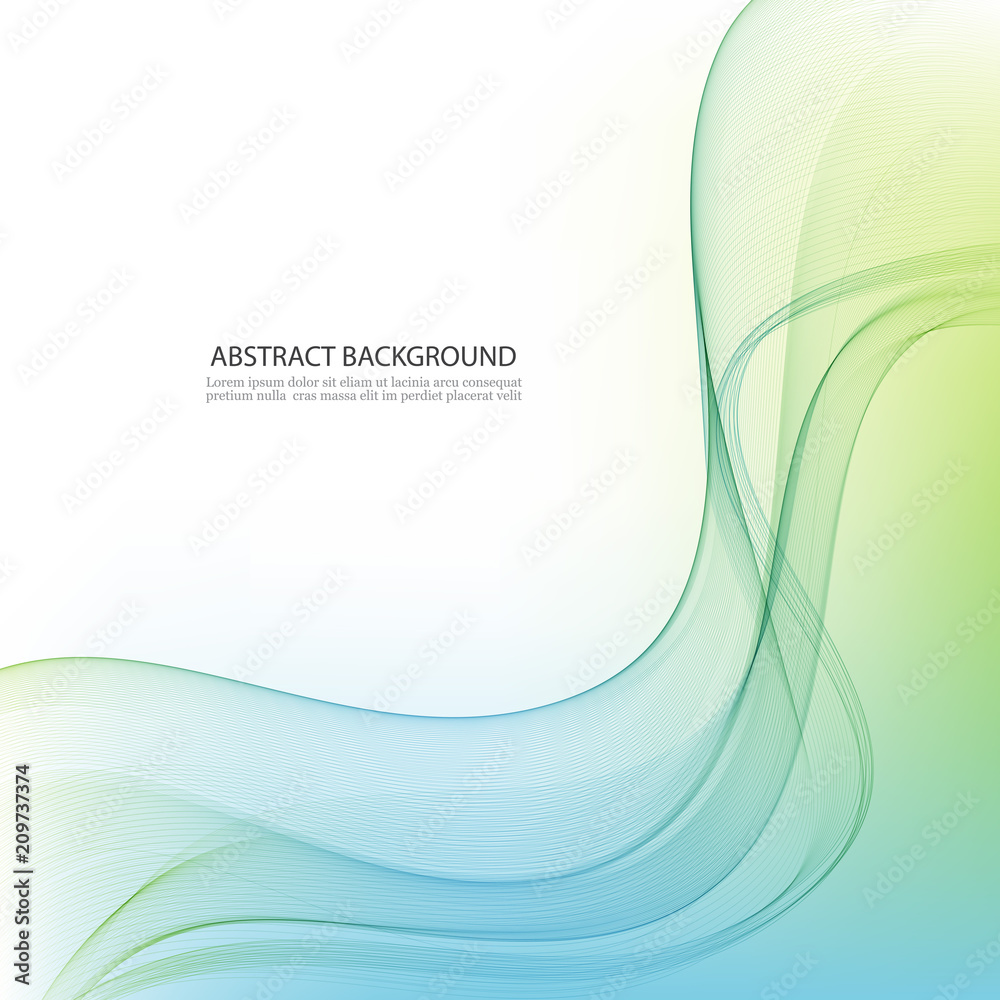 Abstract blue and green wave background.Transparent wave vector background EPS10 Abstract blue and green wave background.Transparent wave vector background EPS10
