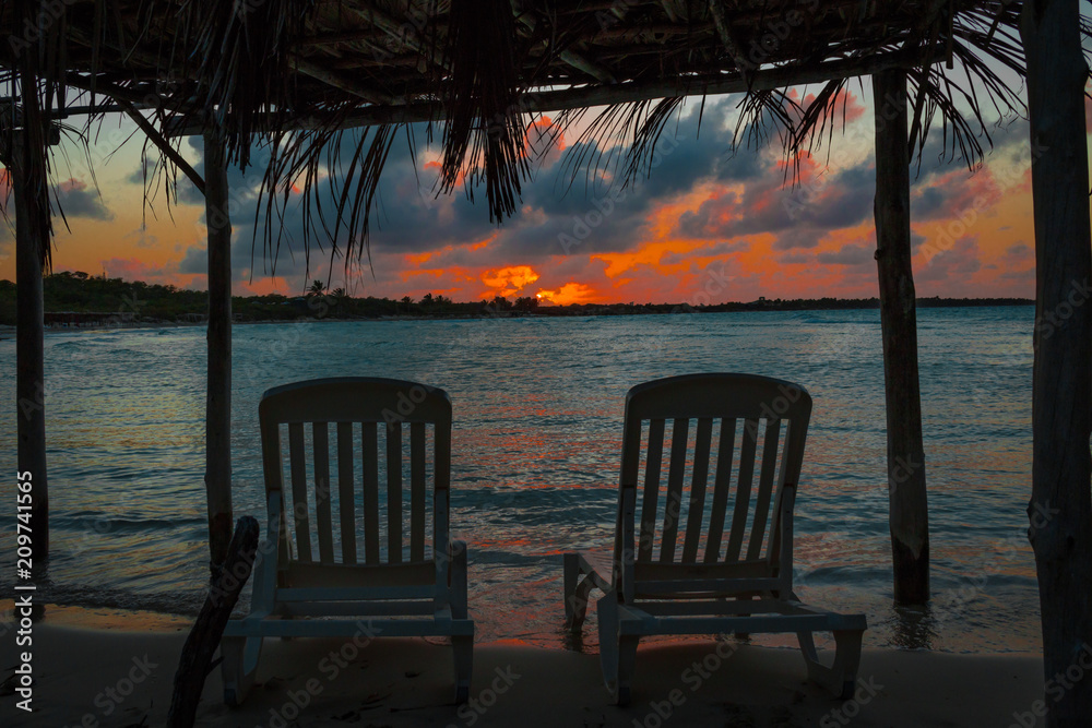 Sunset In The Caribbean 