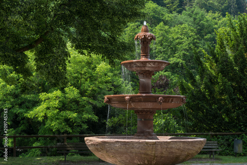 Brunnen im ehemaligen Klosterr Hirsau im nördlichen Schwarzwald