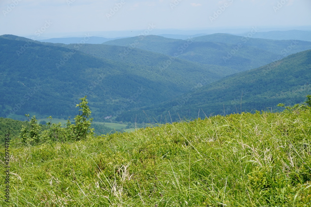 Obraz premium Bieszczady Mountains in Poland