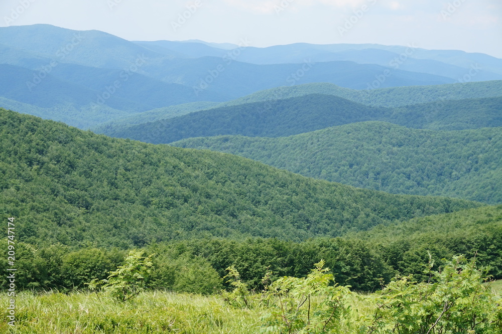 Obraz premium Bieszczady Mountains in Poland