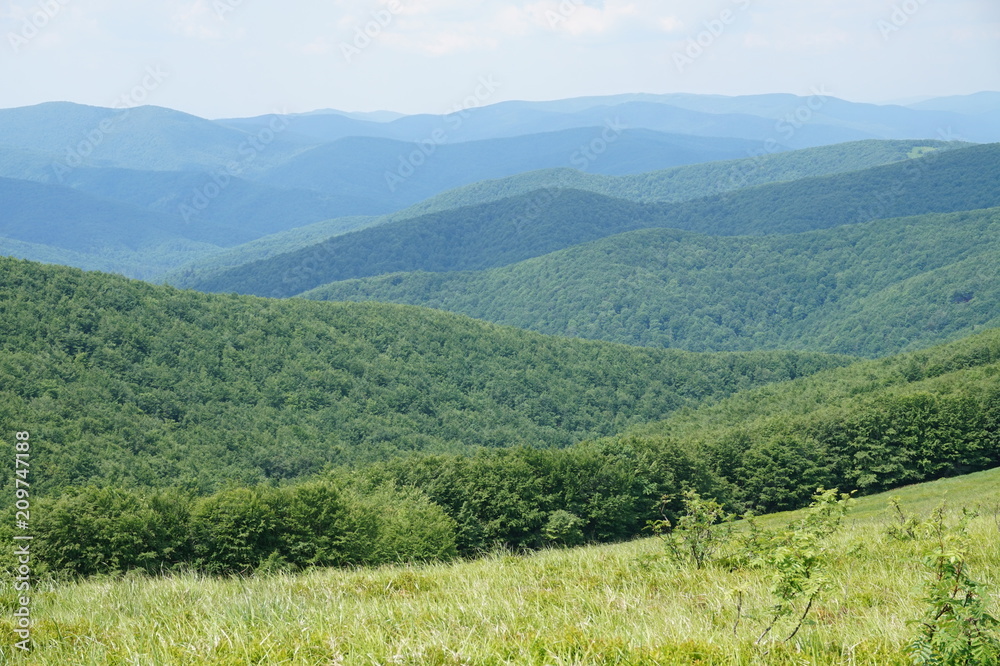 Obraz premium Bieszczady Mountains in Poland