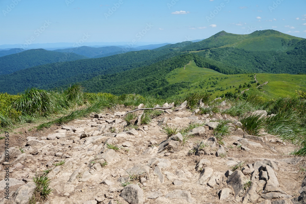 Obraz premium Bieszczady Mountains in Poland
