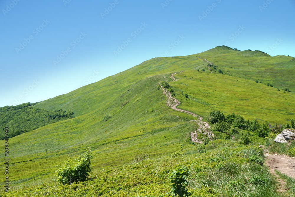 Obraz premium Bieszczady/ Poloniny Mountains in Poland