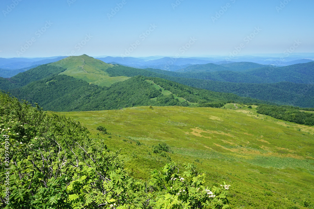 Obraz premium Bieszczady/ Poloniny Mountains in Poland