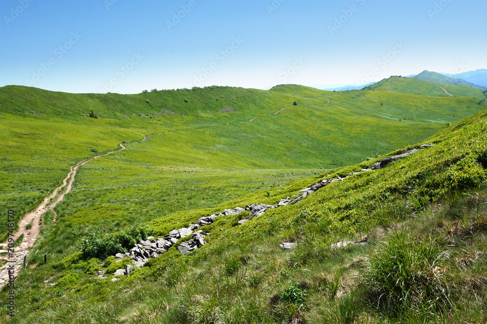 Obraz premium Bieszczady Mountains in Poland