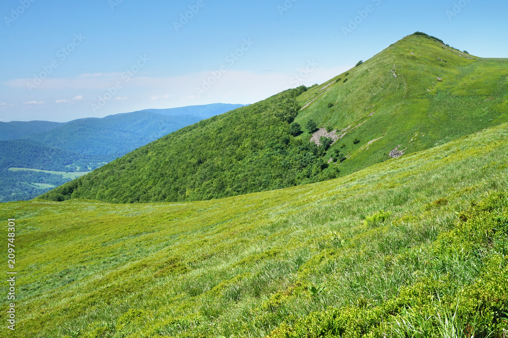 Obraz premium Bieszczady/ Poloniny Mountains in Poland