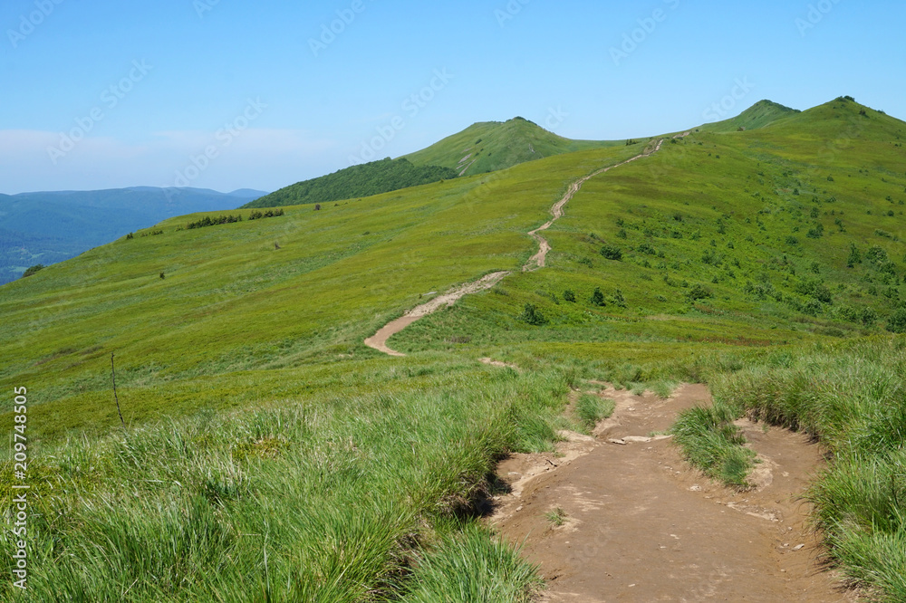 Fototapeta premium Bieszczady/ Poloniny Mountains in Poland