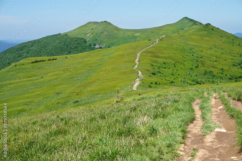 Fototapeta premium Bieszczady/ Poloniny Mountains in Poland