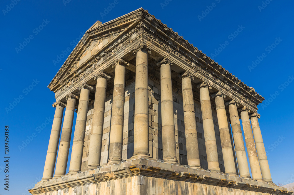 Garni Pagan Temple, the hellenistic temple in Republic of Armenia Garni Pagan Temple, the hellenistic temple in Republic of Armenia
