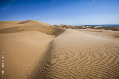 The Namib desert along side the atlantic ocean coast of Namibia, southern Africa