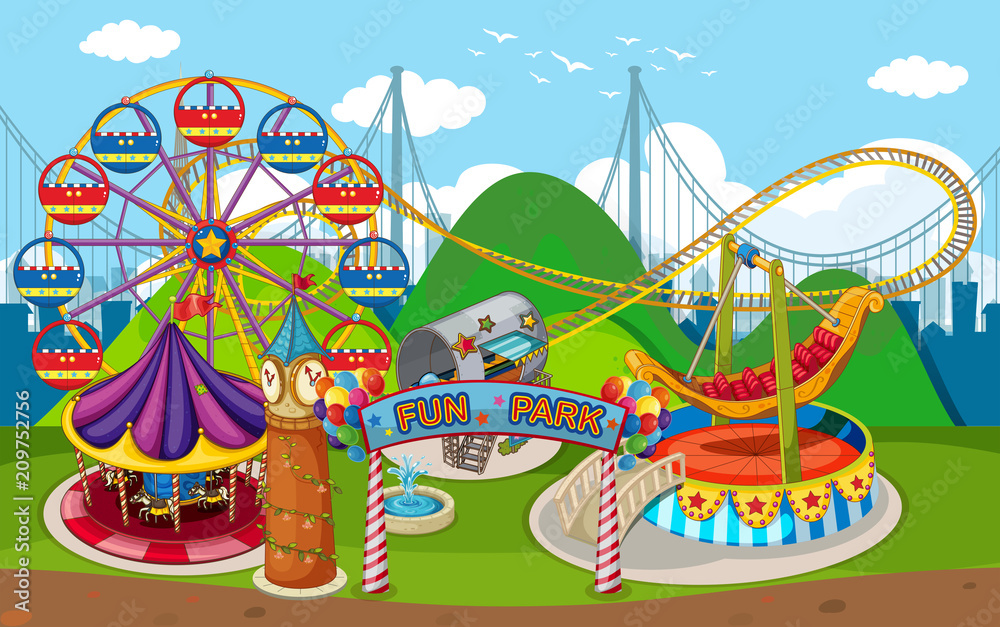 A Map of Fun Park A Map of Fun Park