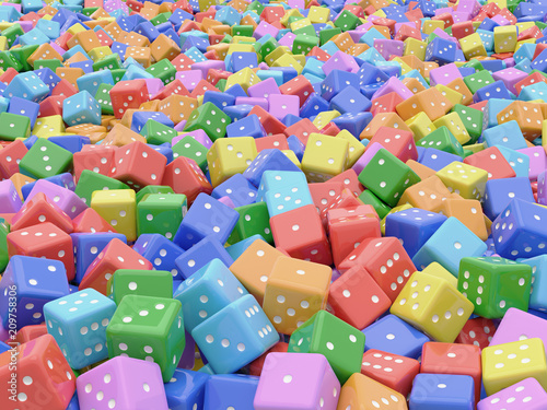 Colorful Dice